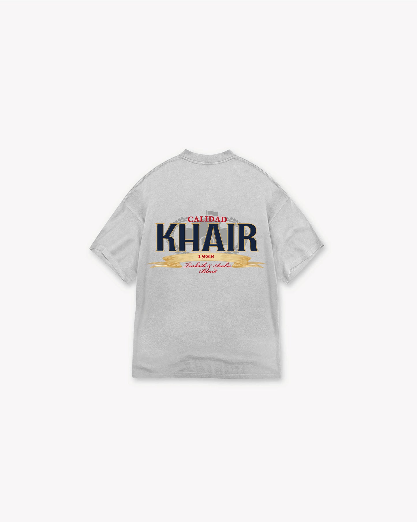 Khair Calidad Tee Ash Grey T-shirt