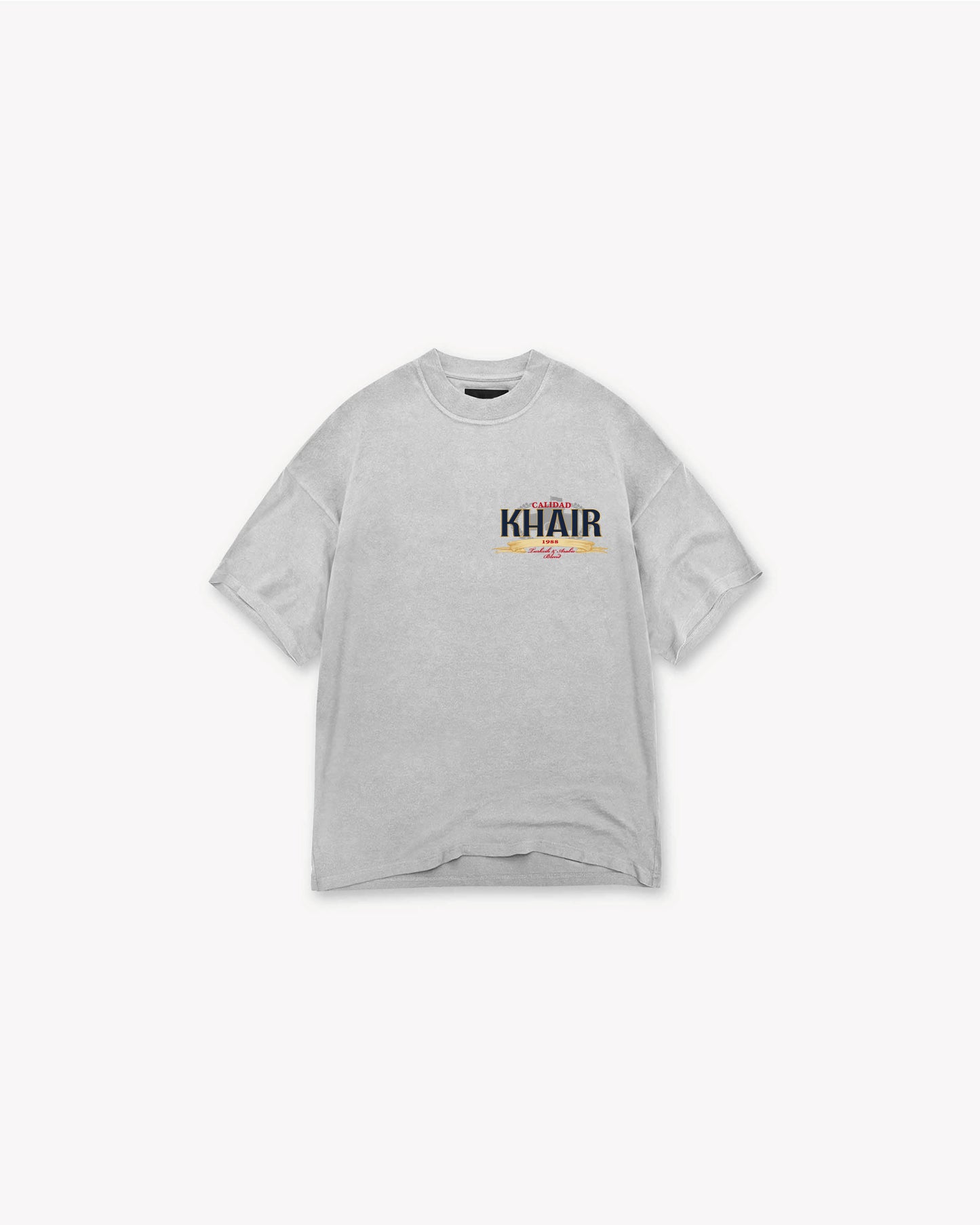 Khair Calidad Tee Ash Grey T-shirt