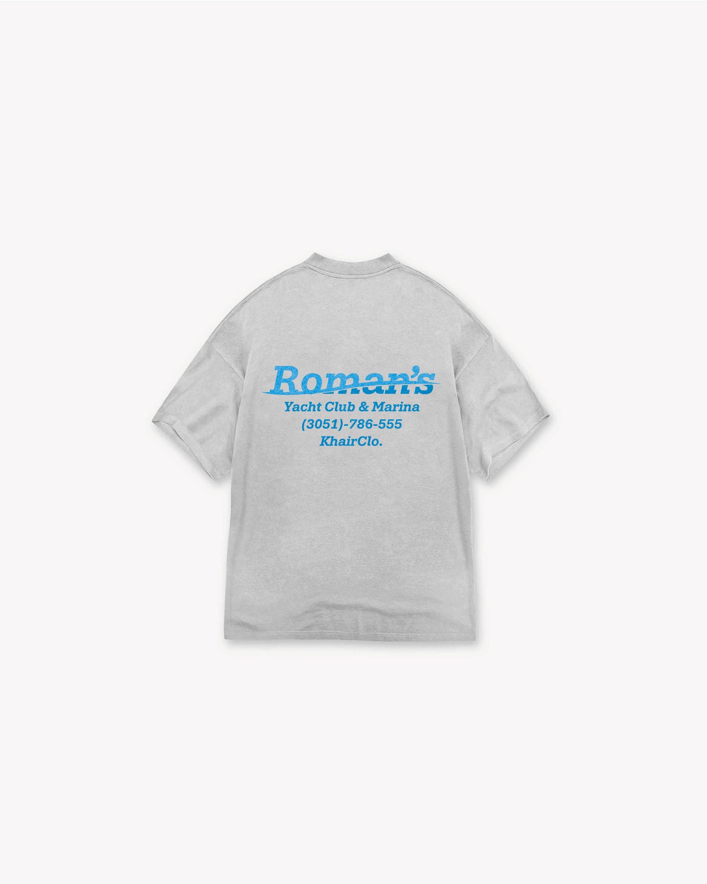 Yacht Club & Marina ash grey T-shirt