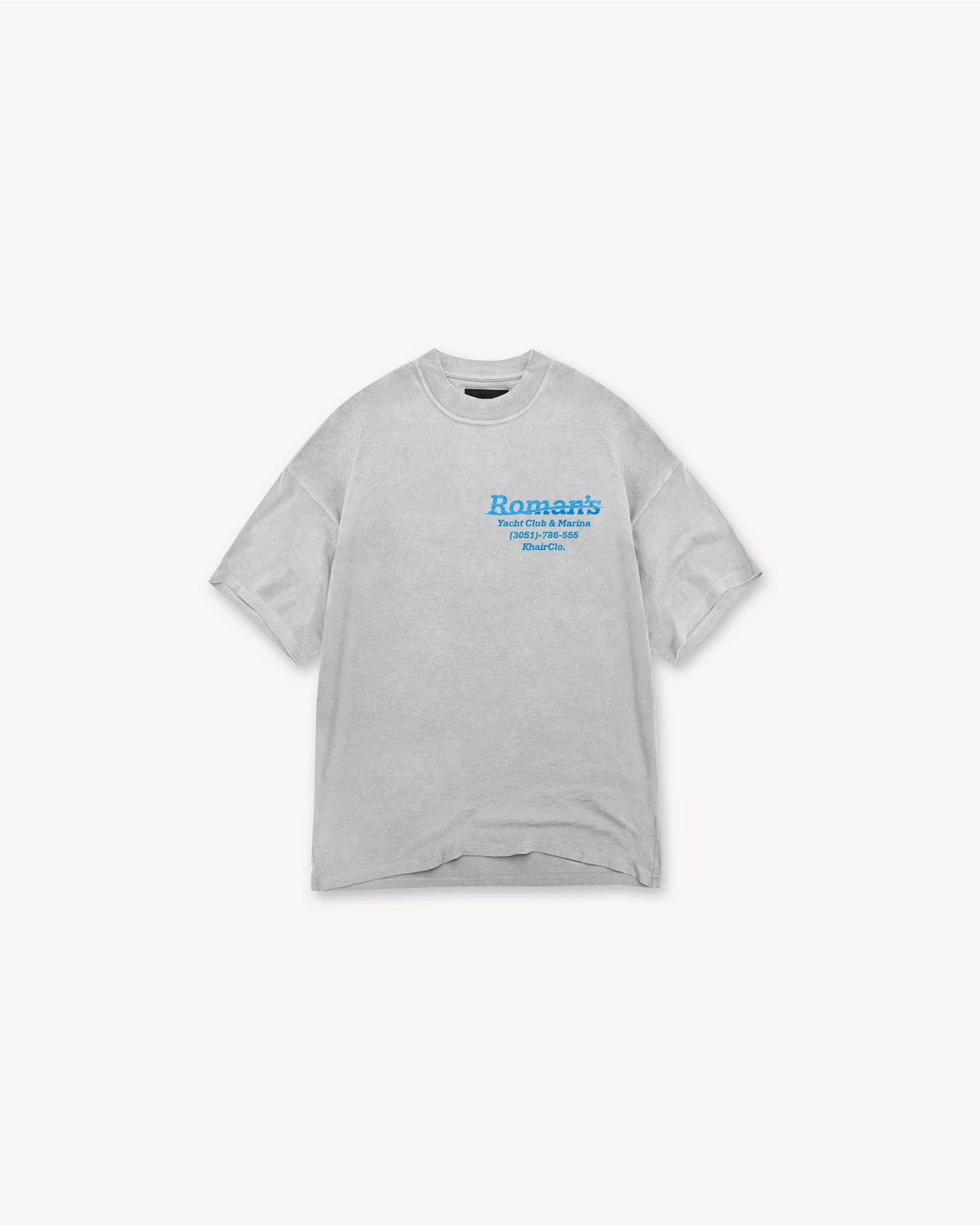 Yacht Club & Marina ash grey T-shirt