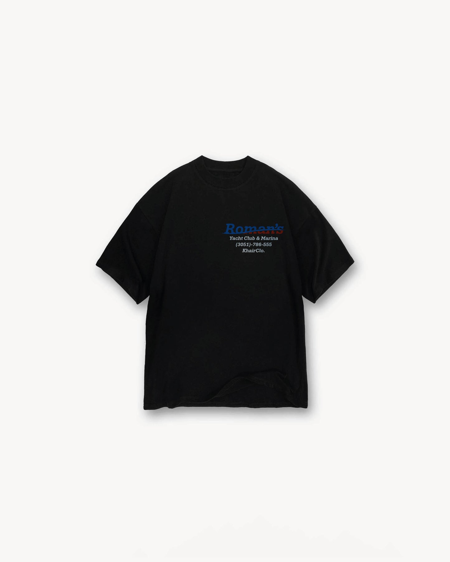 Yacht Club & Marina Black T-shirt