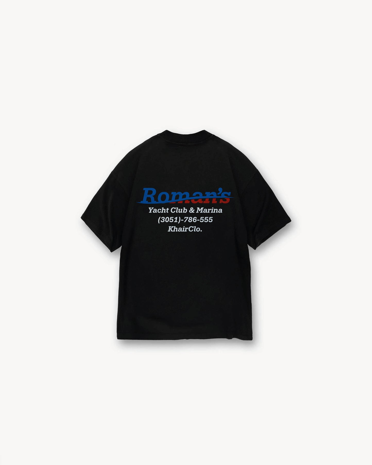 Yacht Club & Marina Black T-shirt