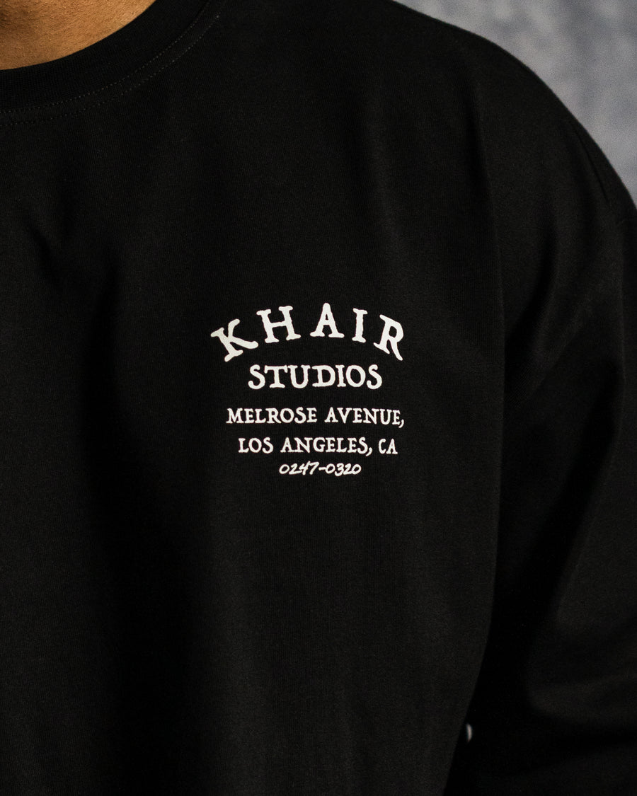 KHAIR Studios Melrose T-Shirt – Black