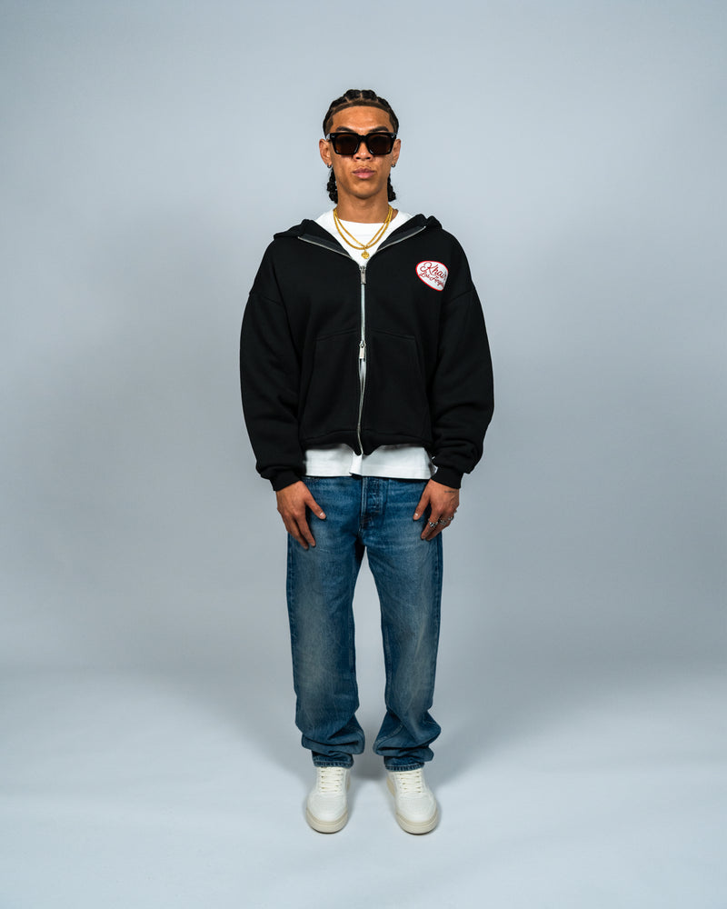 KHAIR Los Angeles Patchwork Zip Up