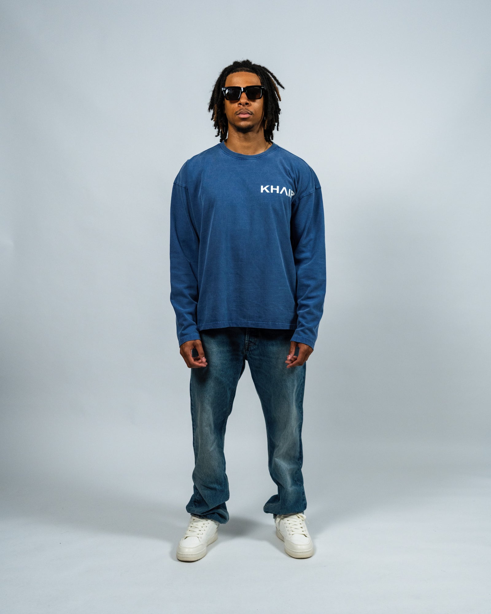 KHAIR Signature Blue Long Sleeve