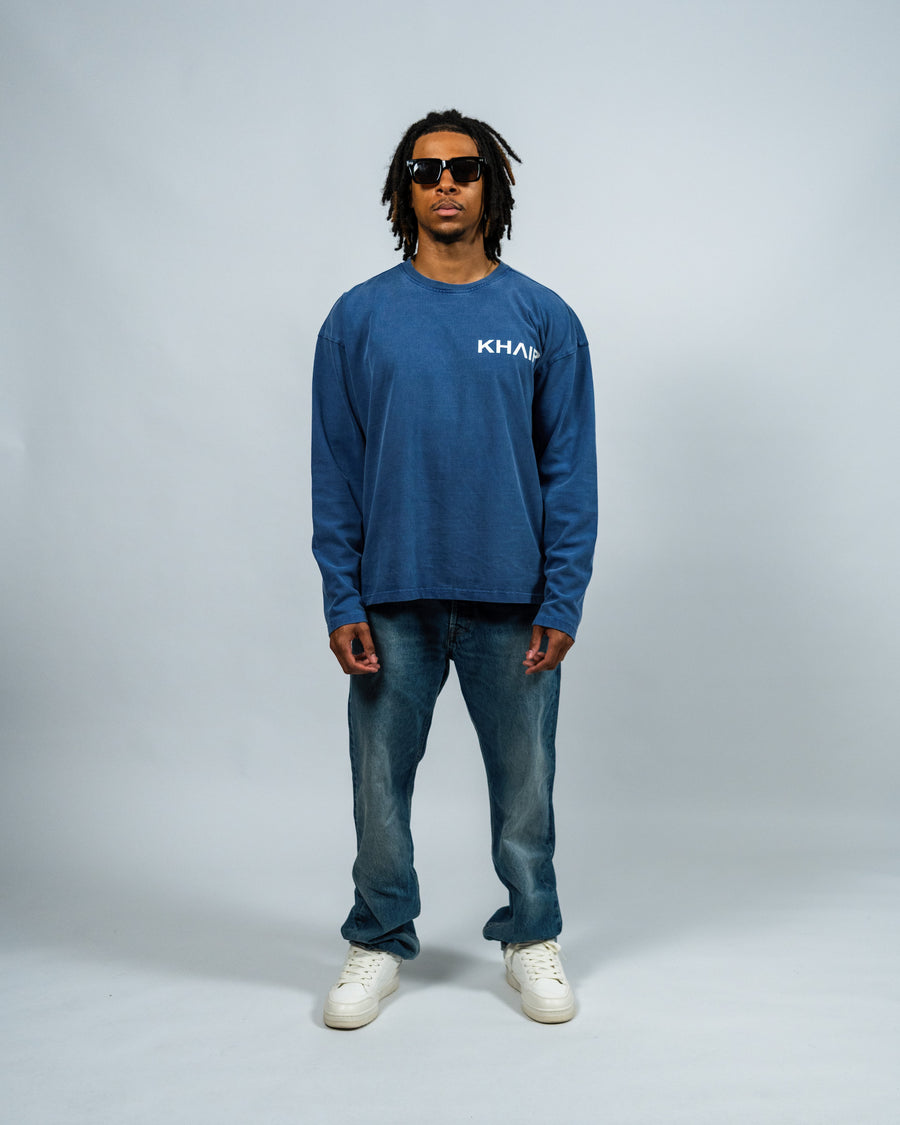 KHAIR Signature Blue Long Sleeve