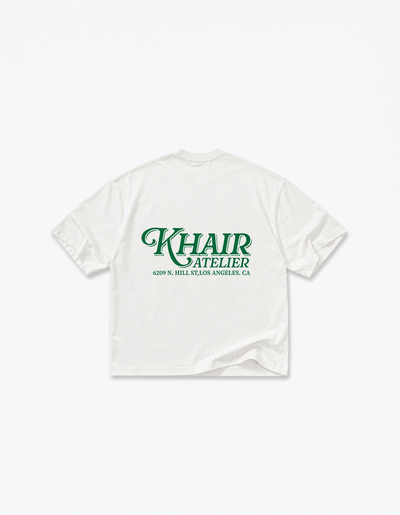 KHAIR Atelier Graphic T-Shirt – Off White