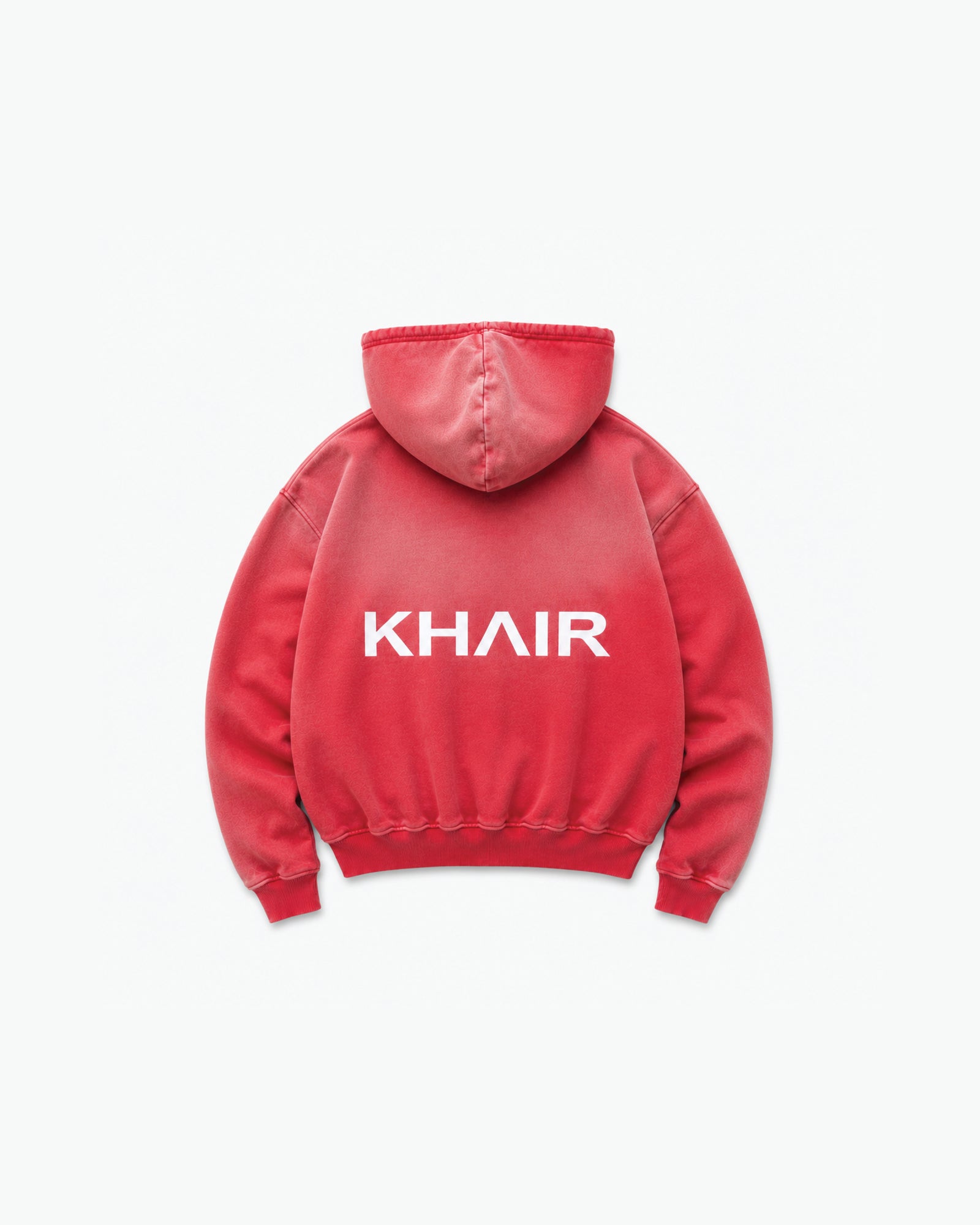 KHAIR Athletic Vintage Red Hoodie