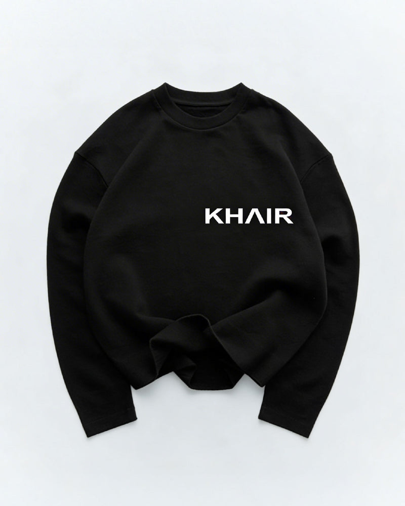 KHAIR Signature Logo Long Sleeve