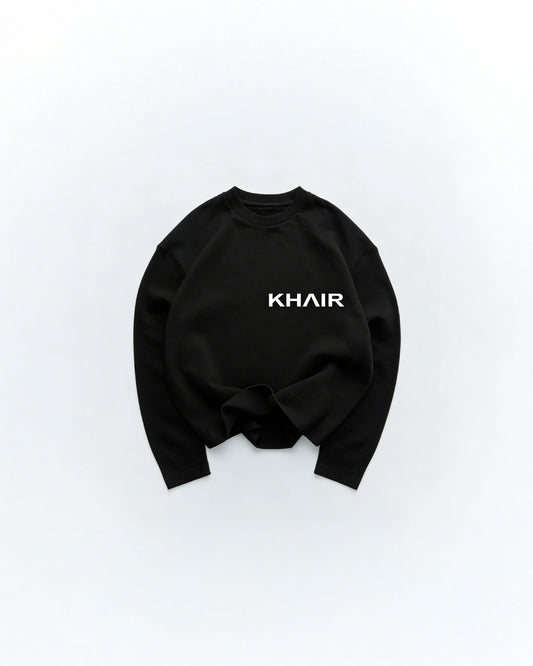 KHAIR Signature Logo Long Sleeve
