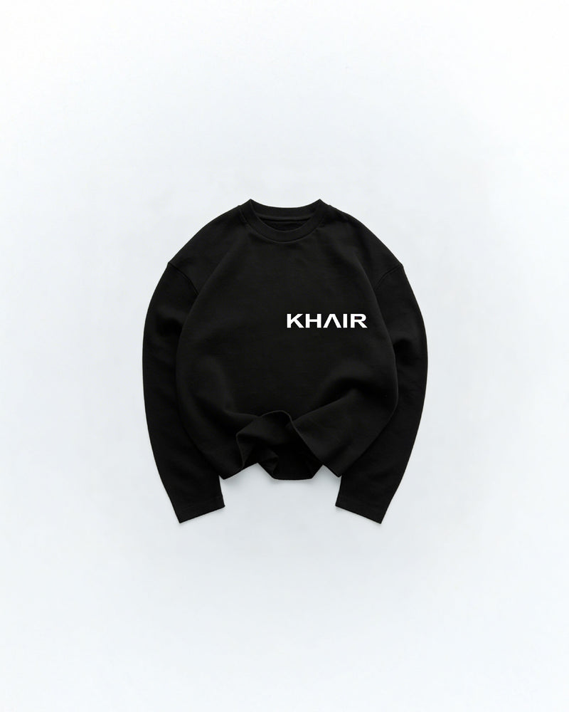 KHAIR Signature Logo Long Sleeve