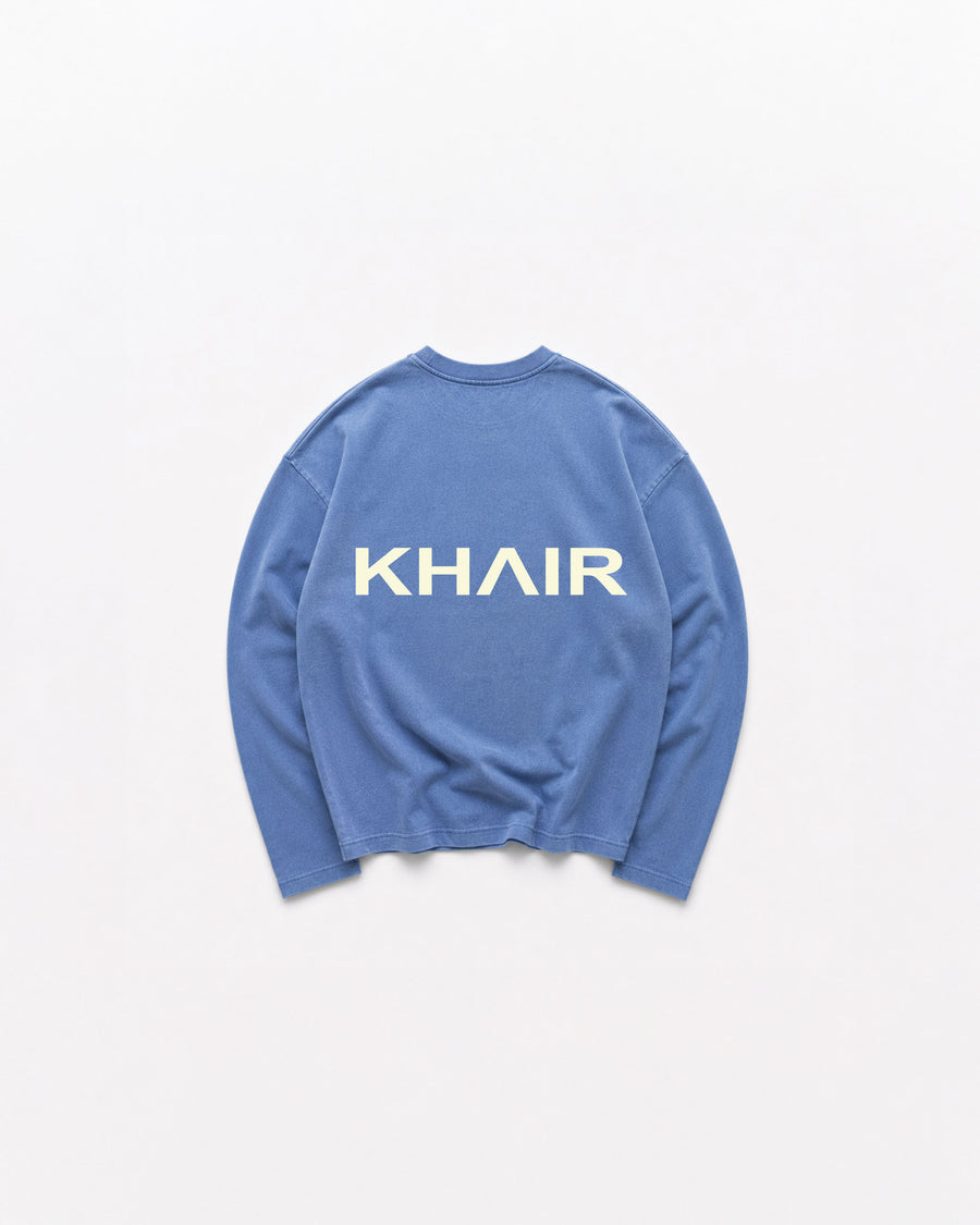 KHAIR Signature Blue Long Sleeve