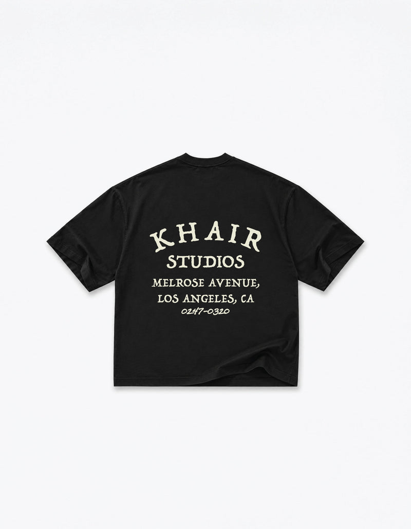 KHAIR Studios Melrose T-Shirt – Black