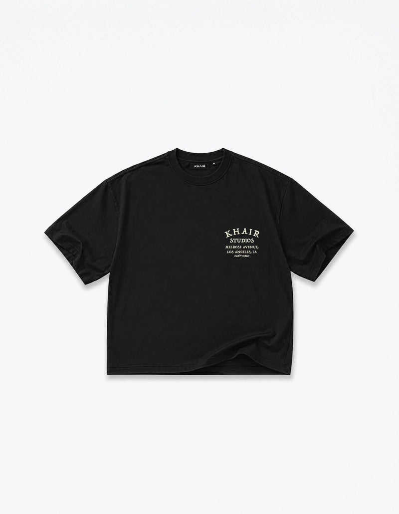 KHAIR Studios Melrose T-Shirt – Black