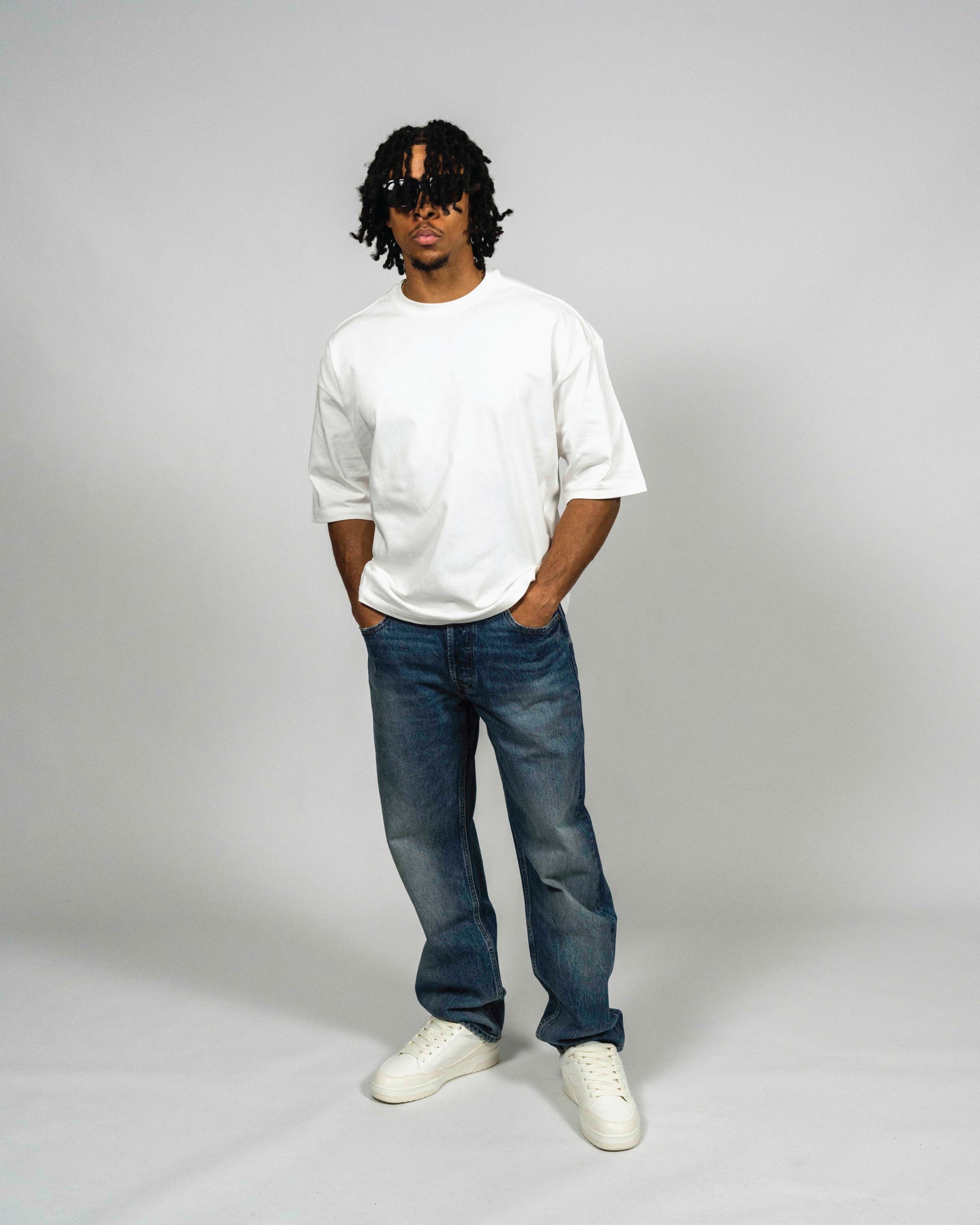 KHAIR Foundations off-white T-shirt full-length fit
