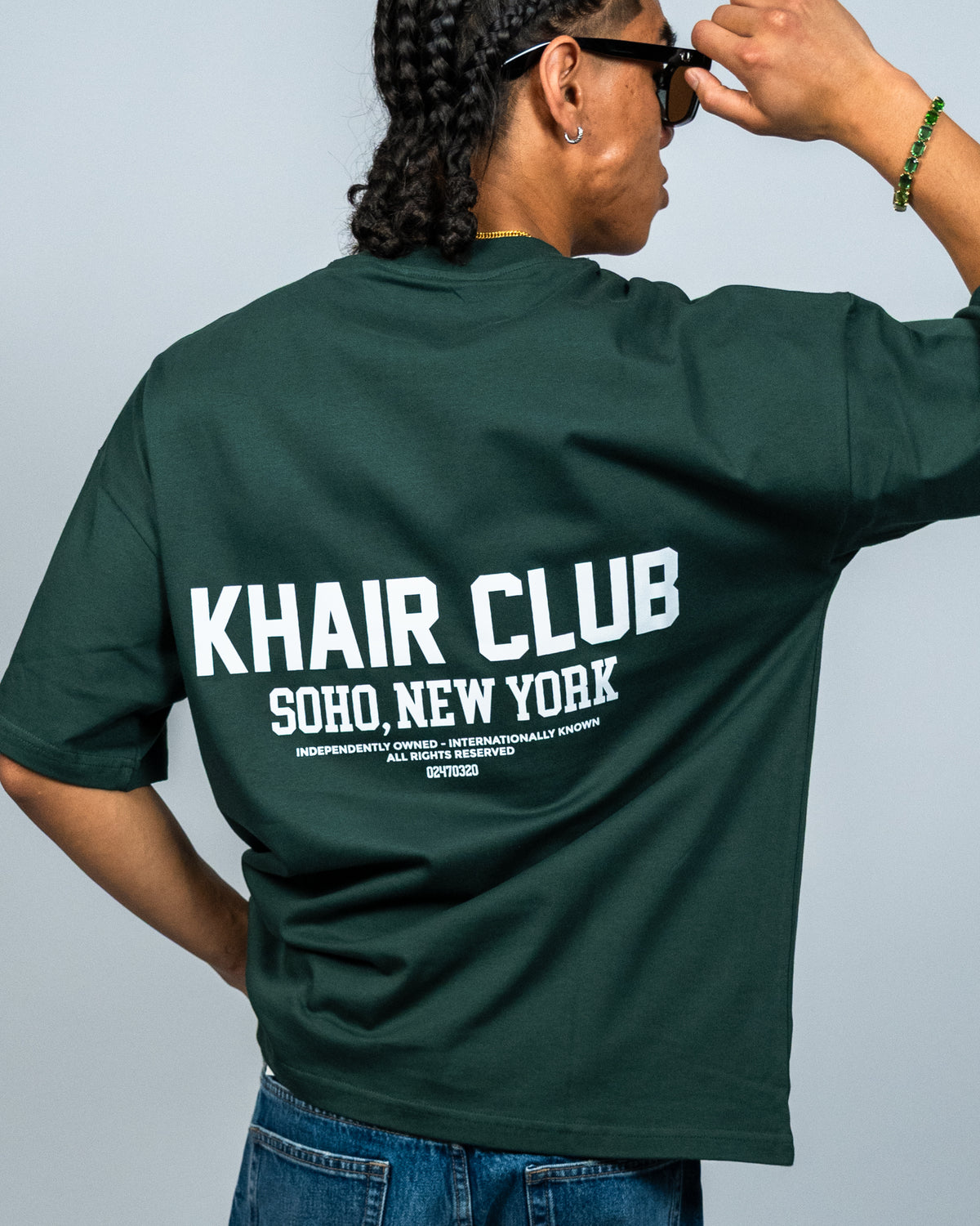 KHAIR CLUB Soho Tee – Forest Green