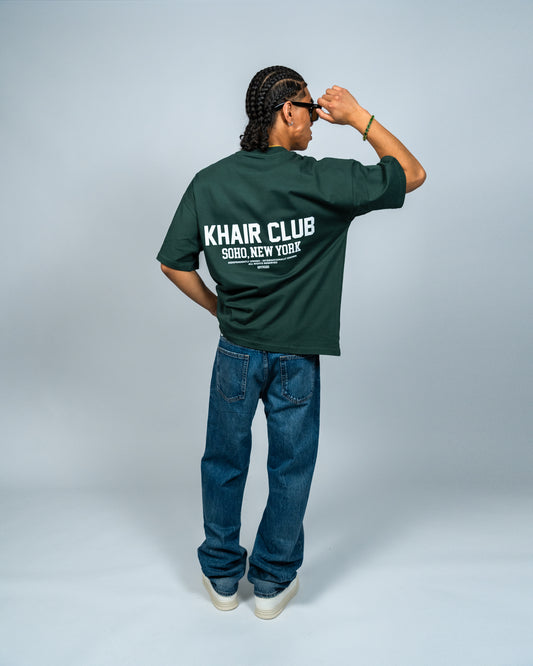 KHAIR CLUB Soho Tee – Forest Green
