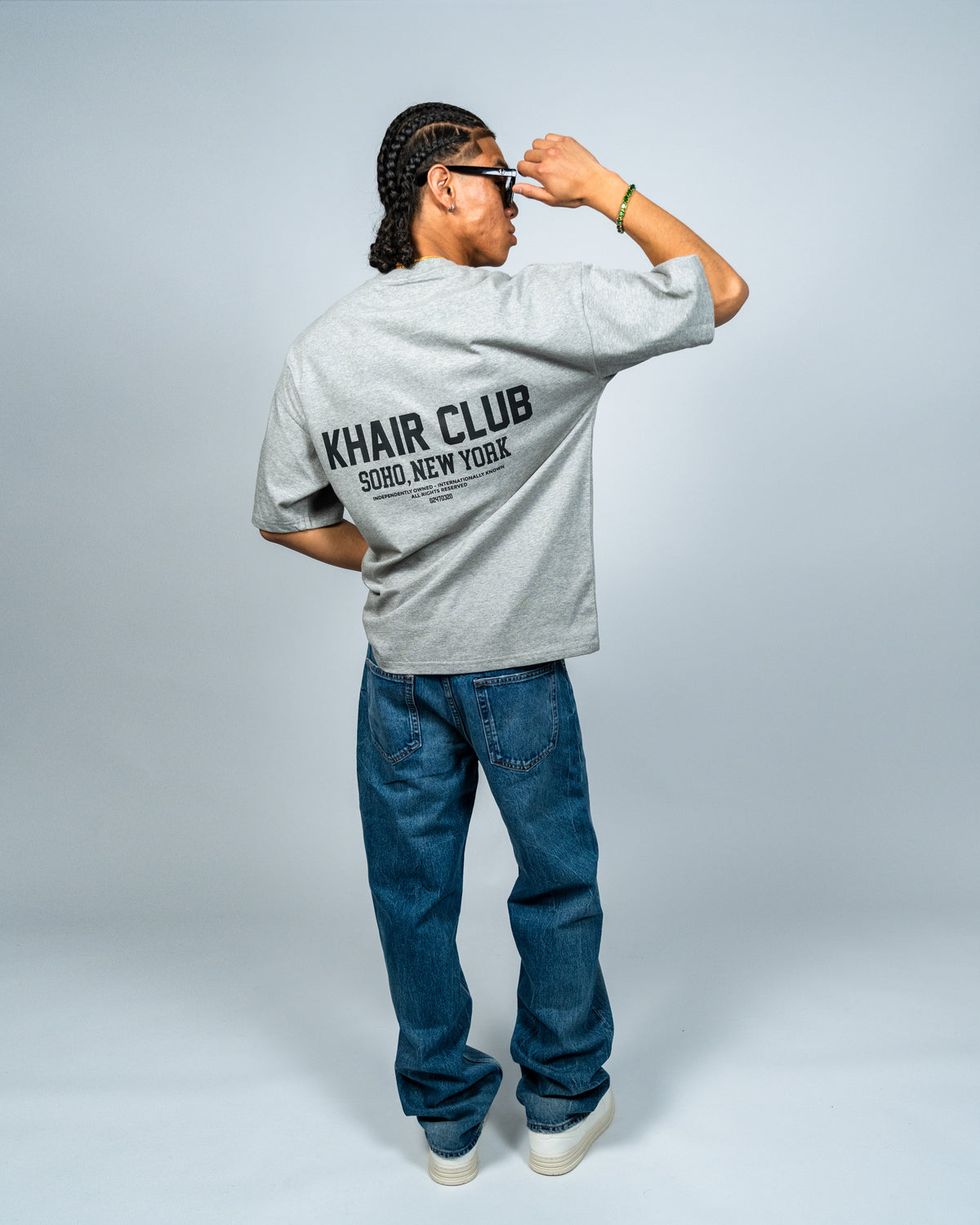 KHAIR CLUB Soho Tee – Grey