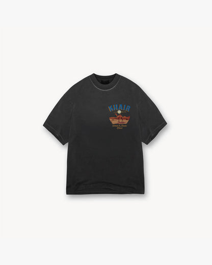 Khair Sports Camel Aged Black T Shirt