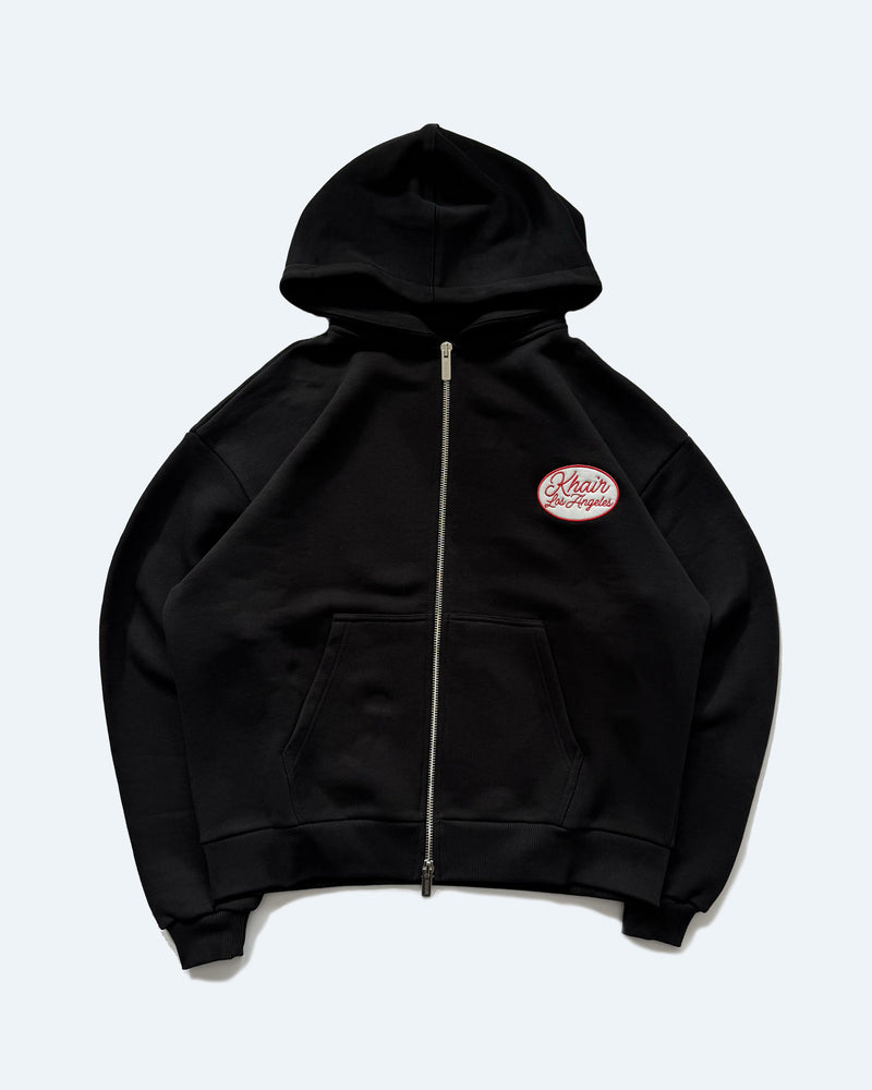 KHAIR Los Angeles Patchwork Zip Up