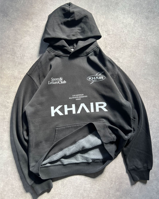 Sports & Leisure Club Santa Monica Hoodie – Vintage Black
