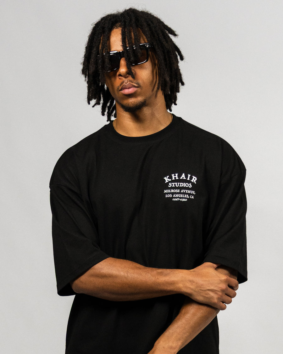 KHAIR Studios Melrose T-Shirt – Black