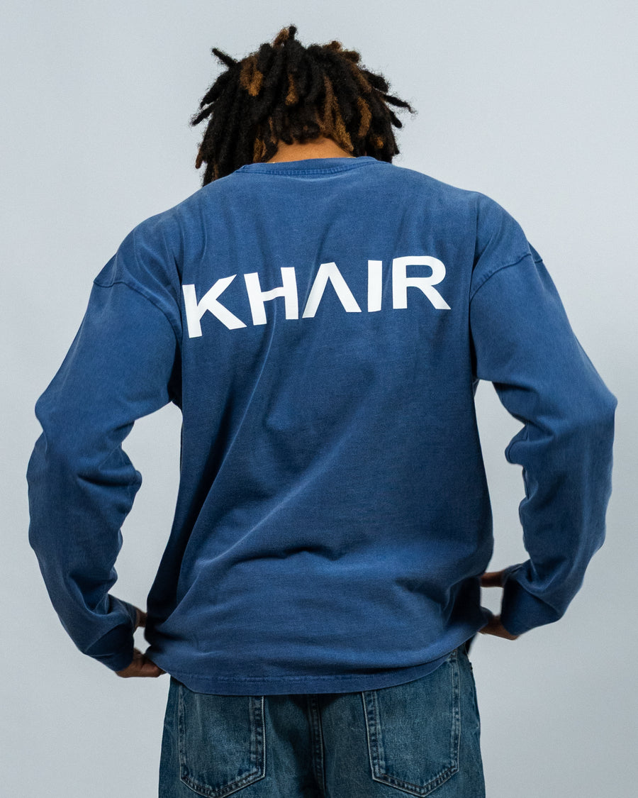 KHAIR Signature Blue Long Sleeve